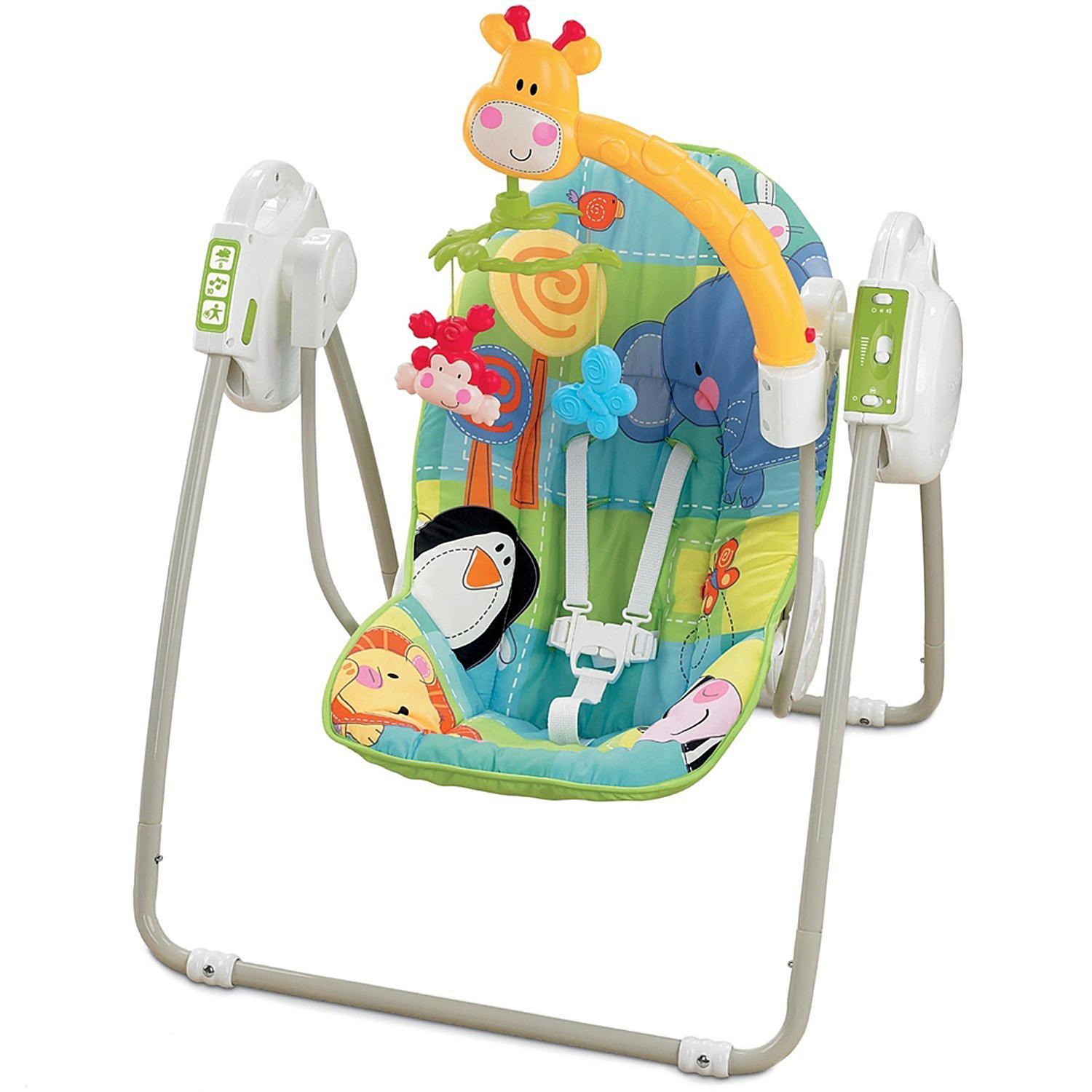Детские качели с музыкой  «Жираф» Fisher Price X6146